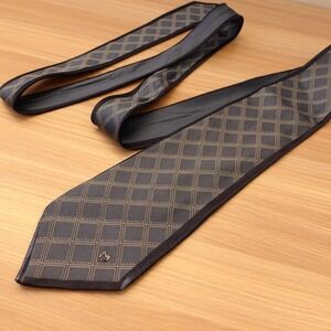 Blue Neck Tie Mens HENRY COTTONS Diamond Silk Formal Suit Italian Designer Slate